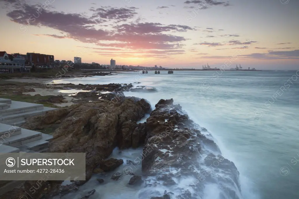 Sunset on Hobie Beach, Summerstrand, Port Elizabeth, Eastern Cape, South Africa