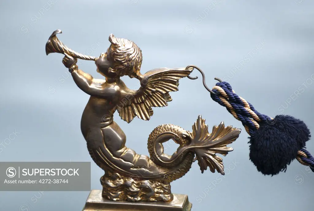 Traditional gondola figurine, Venice, Veneto region, Italy