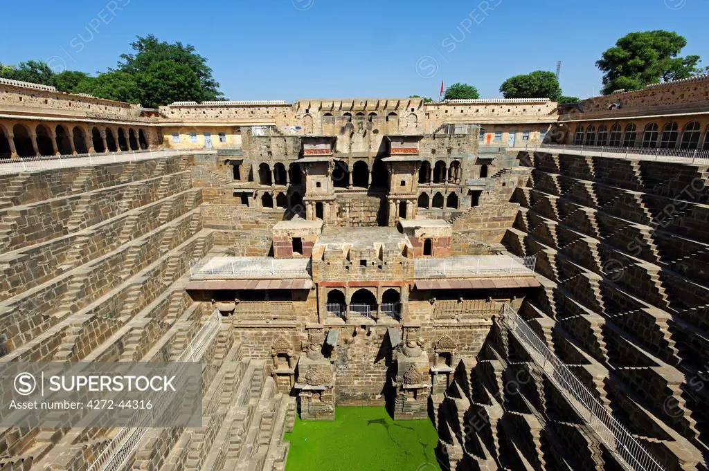 Chand Baori, Abhaneri || चाँद बावड़ी || Biggest stepwell of india in  Rajasthan - YouTube