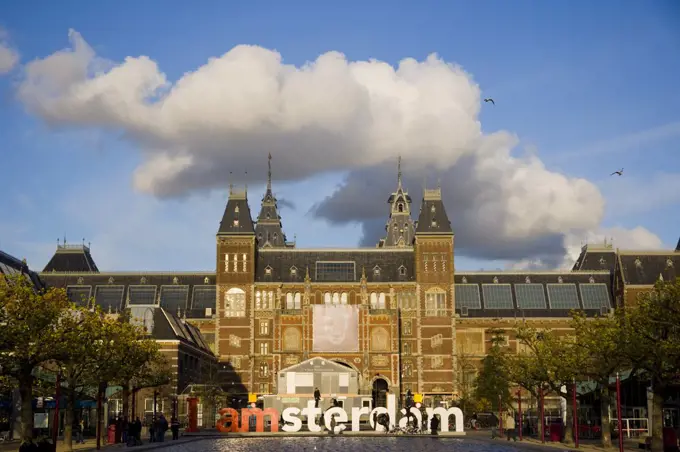 Rijkmuseum in Amsterdam, Netherlands