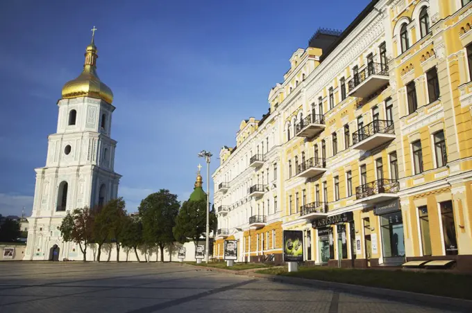 Bell tower of St Sophia's Cathedral, Kiev, Ukraine