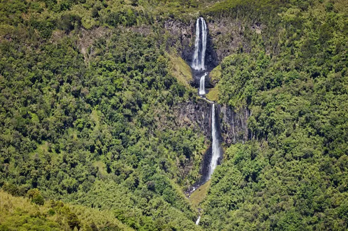 The longest waterfalls in Kenya are the Karuru Falls in the Aberdare National Park.