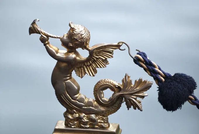 Traditional gondola figurine, Venice, Veneto region, Italy