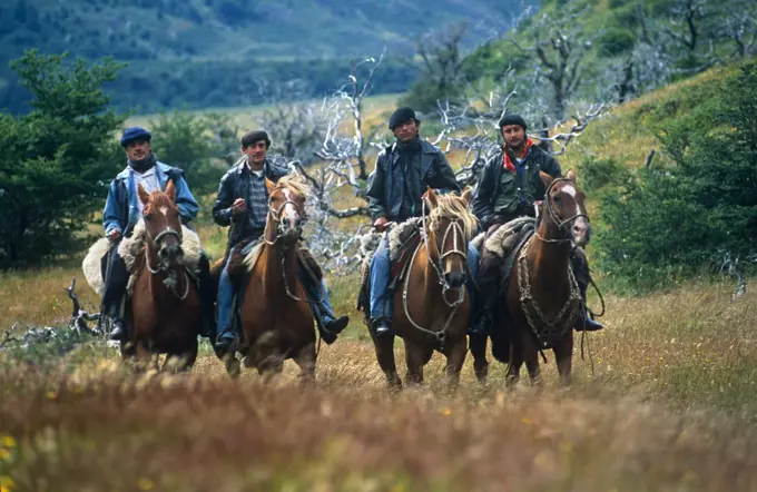 Baqeanos (Chilean Gaucho), Torres del Paine National Park, Chile