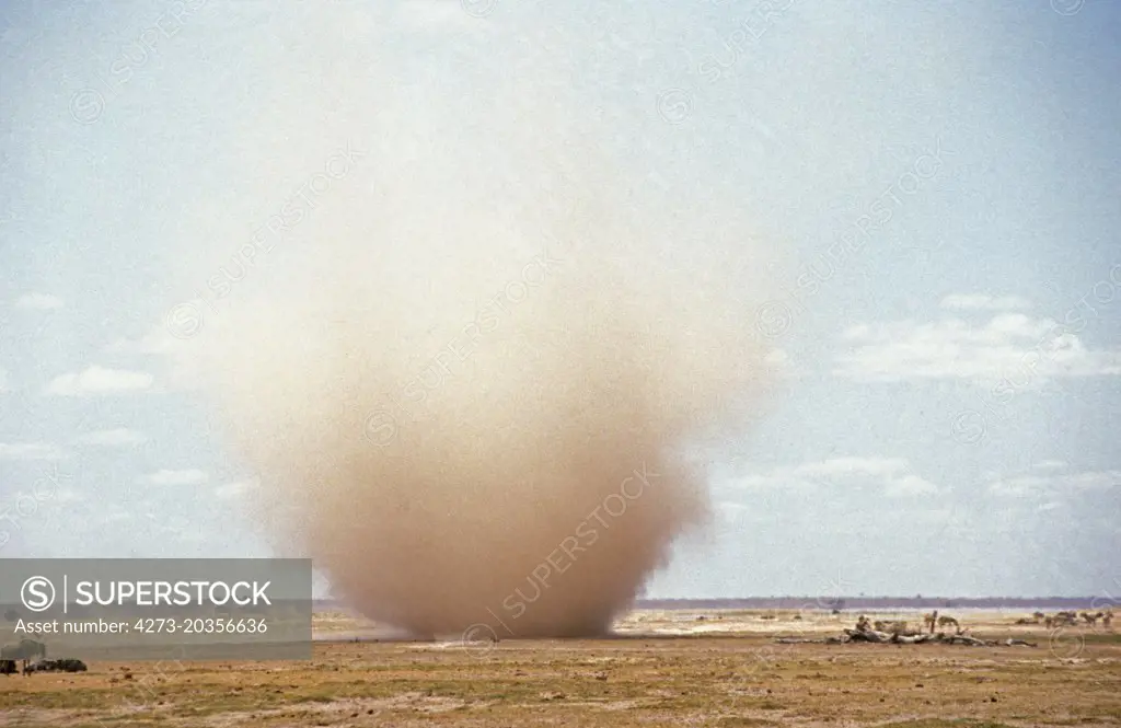 Sand Tornado in Kenya  