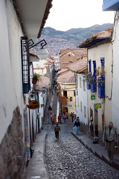 Lane In Cuzco, Peru