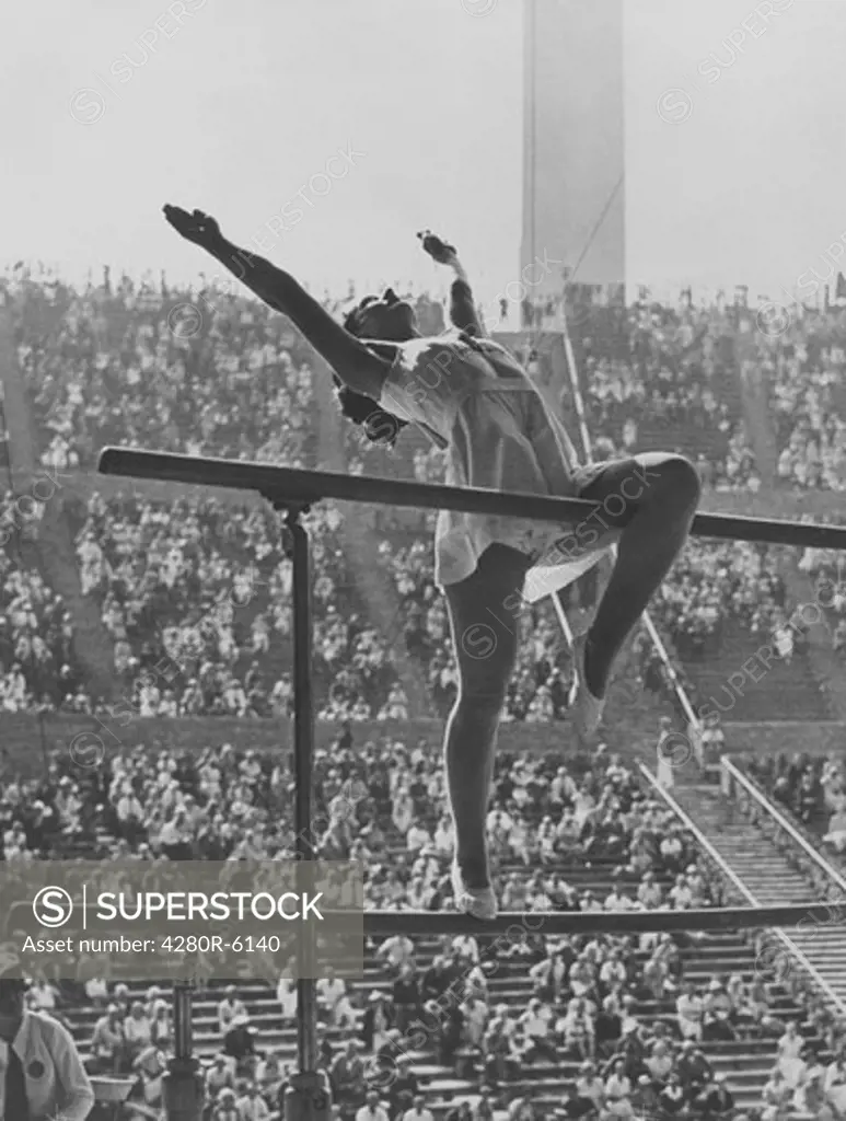 Gymnastic competition at the Olympics