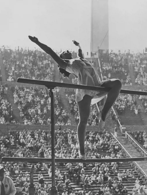 Gymnastic competition at the Olympics