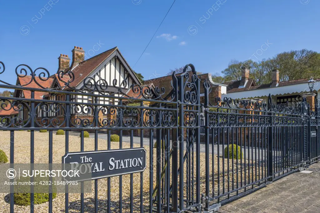 View of Wolferton Station which was the Royal Station.