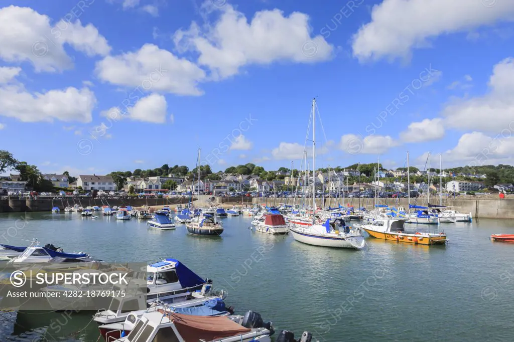 Saundersfoot Harbour.