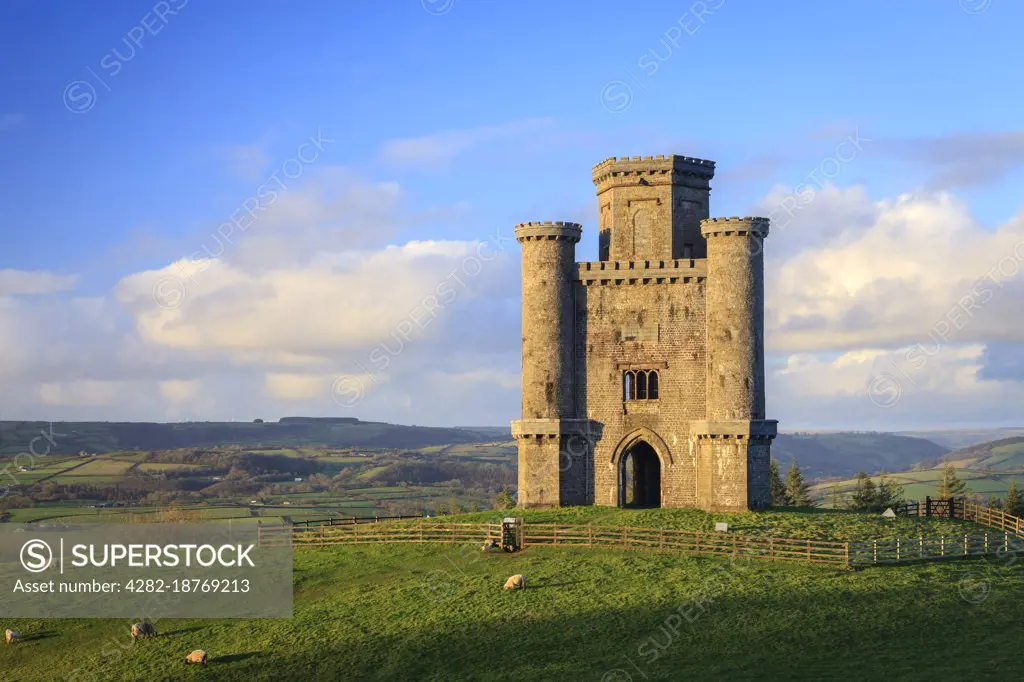 Paxtons Tower at Llanarthne.