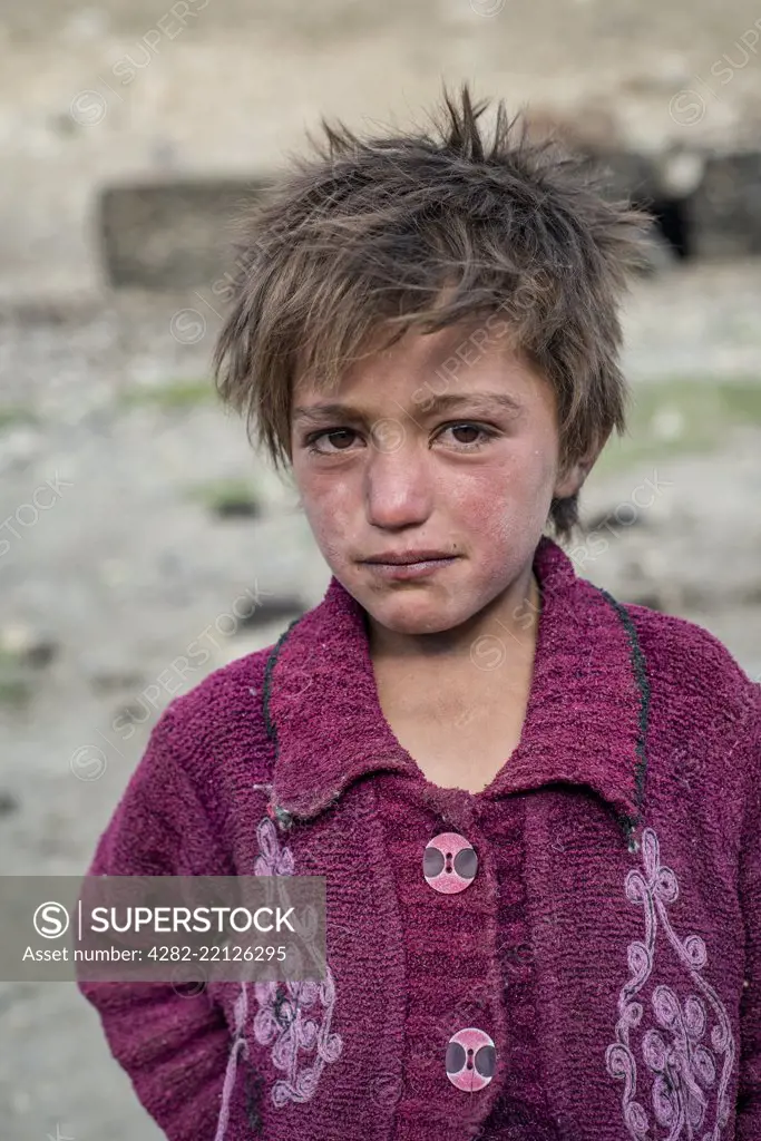 A young Wakhi girl from a remote settlement in the Wakhan Corridor of Afghanistan.