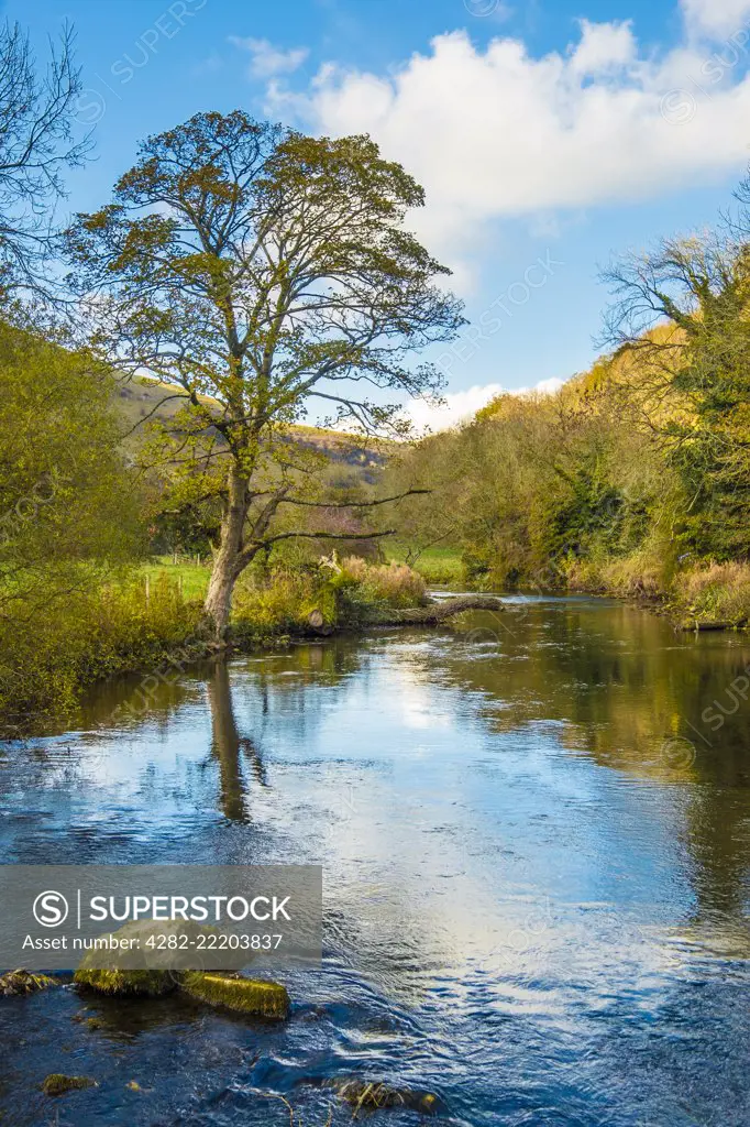 The river Wye in Monsal Dale.