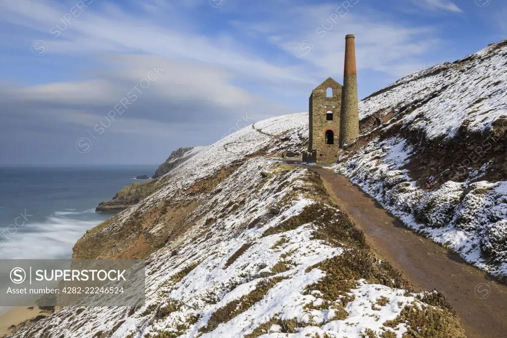 The South West Coast Path at Wheal Coates.