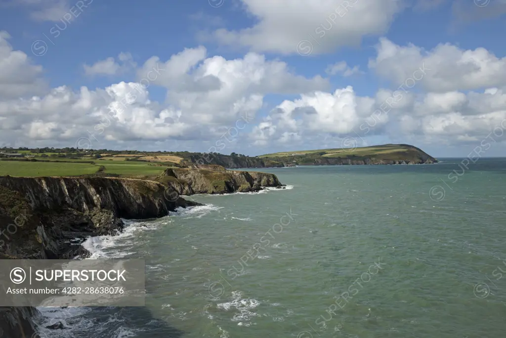 Dinas Head on the Pembrokeshire coast.