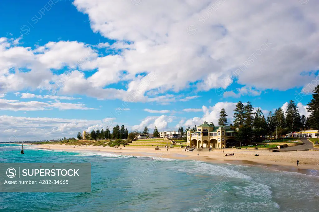 Australia, Western Australia, Cottesloe Beach. Cottesloe Beach in Perth in Western Australia.