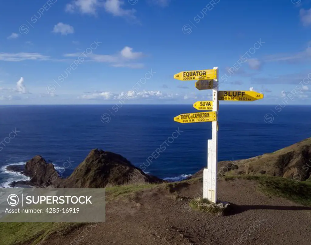 Northern Most Point of New Zealand on Cape Reinga, North Island, New Zealand