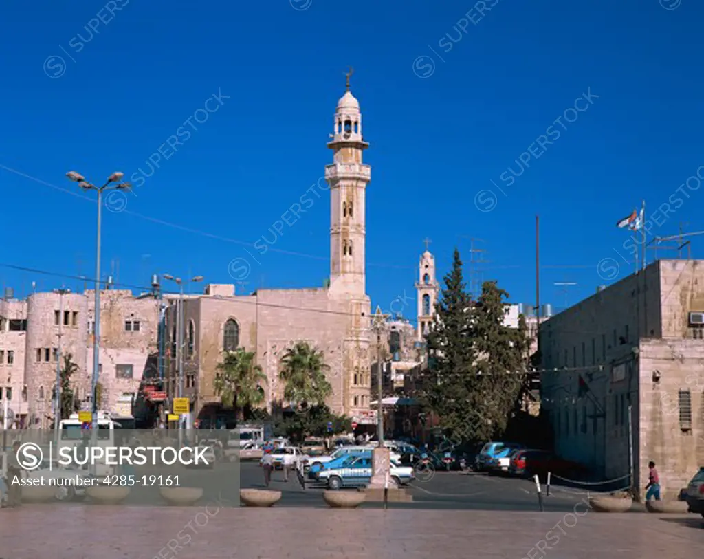 Israel, Bethlehem Village, Manger Square, Omar Mosque