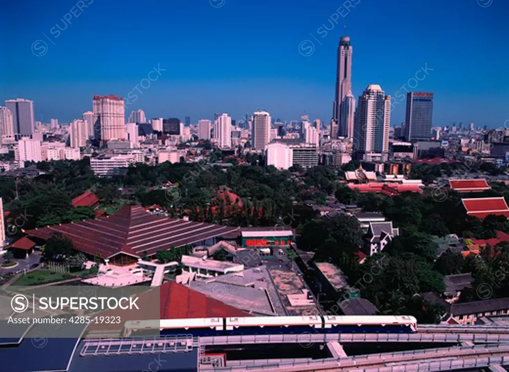 Thailand, Bangkok, Rapid Transit Overhead Train