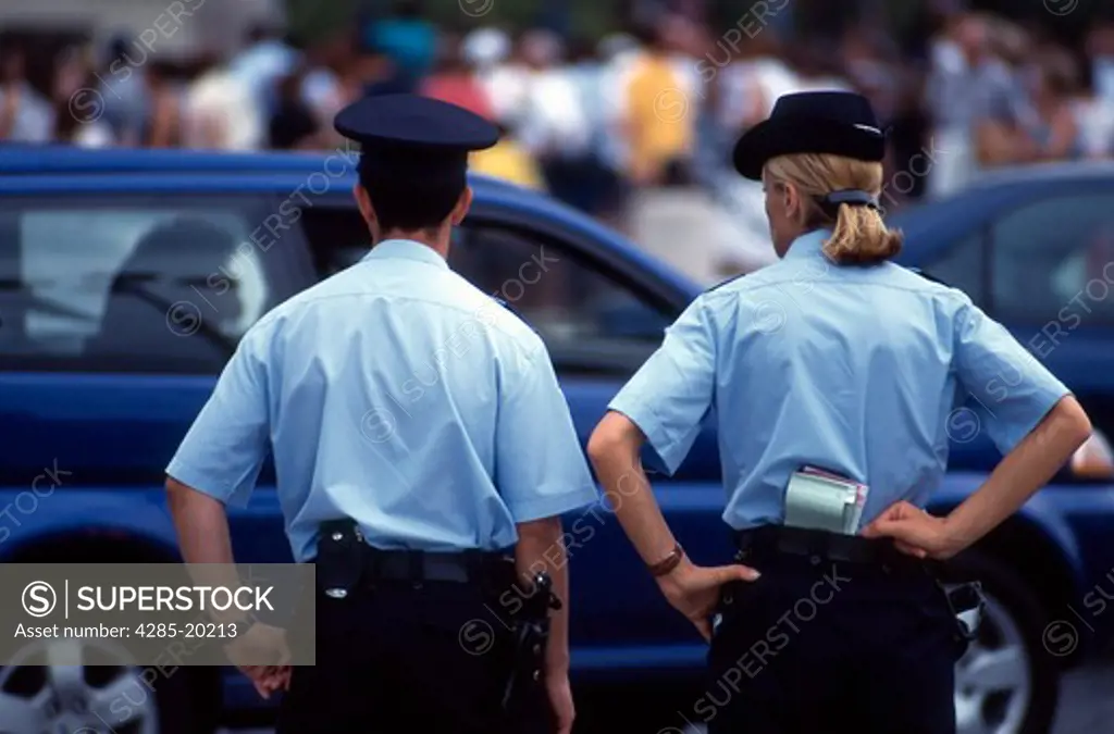 France, Paris, Street Police