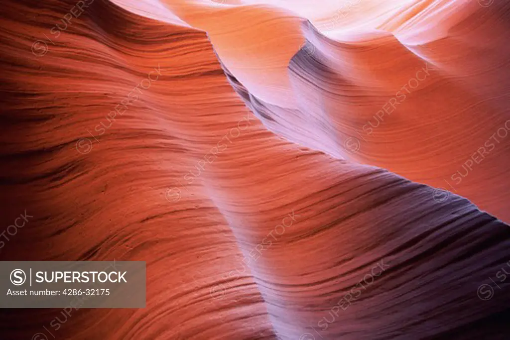 Navajo Sandstone formation in Navajo Reservation, Page, Arizone.