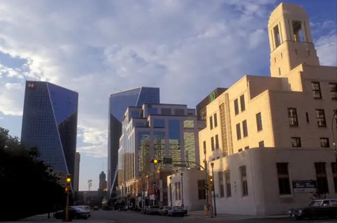 Canada, Saskatchewan, Regina, Buildings in downtown Regina.