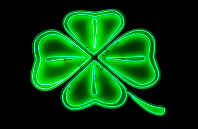 Neon shamrock