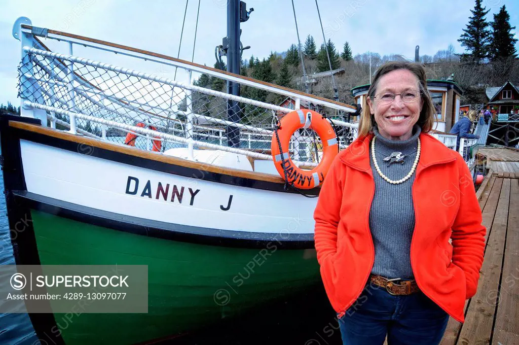 Marian Beck is the owner of the Danny J Kachemak Bay Ferry and The Saltry restaurant in Halibut Cove, Southcentral Alaska