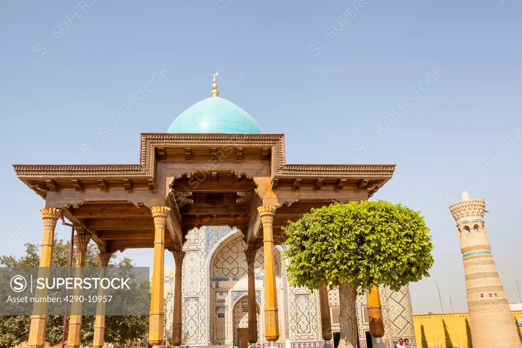 Al Gijduvani Memorial and Ulugh Beg Madrasah, Memorial Complex of Al Gijduvani, Gijduvan, near Bukhara, Uzbekistan