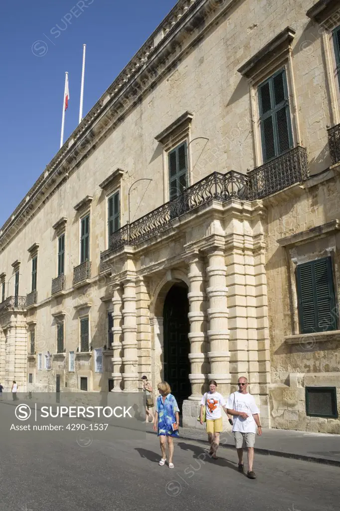 Grand Masters Palace, currently Presidents office, Palace Square, Valletta, Malta