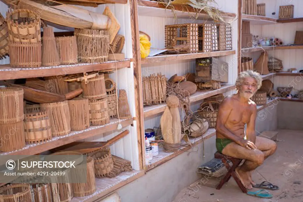 Brazil Souvenirs on sale for tourists in Brazil.