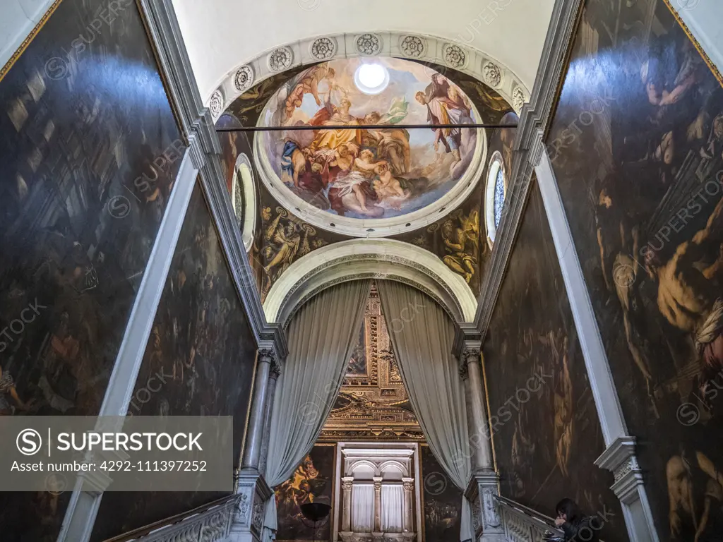 Italy, Veneto, Venice, Scuola Grande di San Rocco, the works of Tintoretto in the school of the sacred Rochus