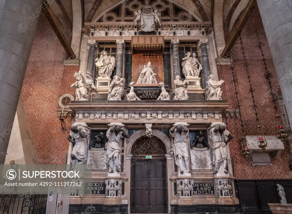 Italy, Veneto, Venice, Santa Maria Gloriosa dei Frari Church