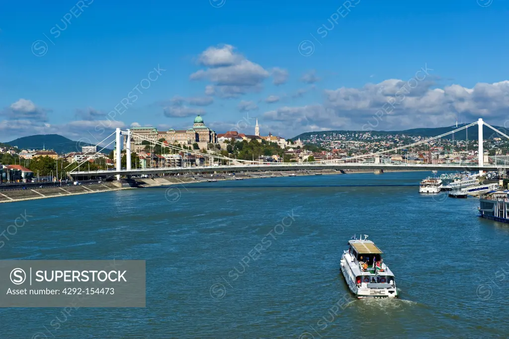 Hungary, Budapest, Danube river