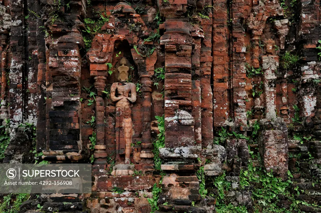 Vietnam, My Son hindu temples in the jungle