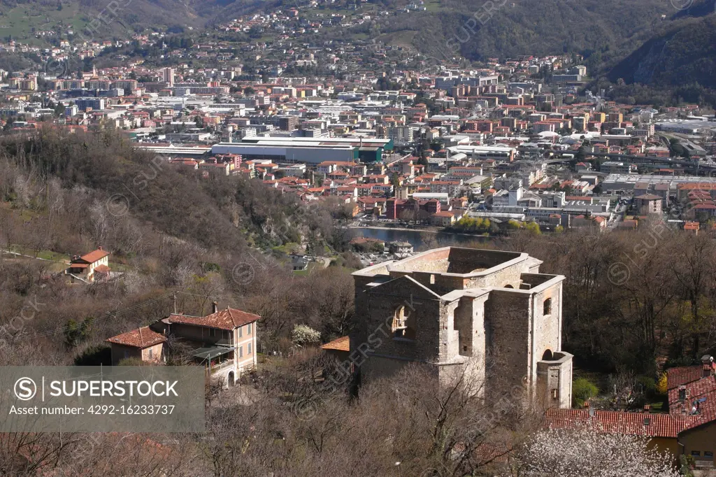 Italy, Lombardy, Galbiate, San Michele abbey