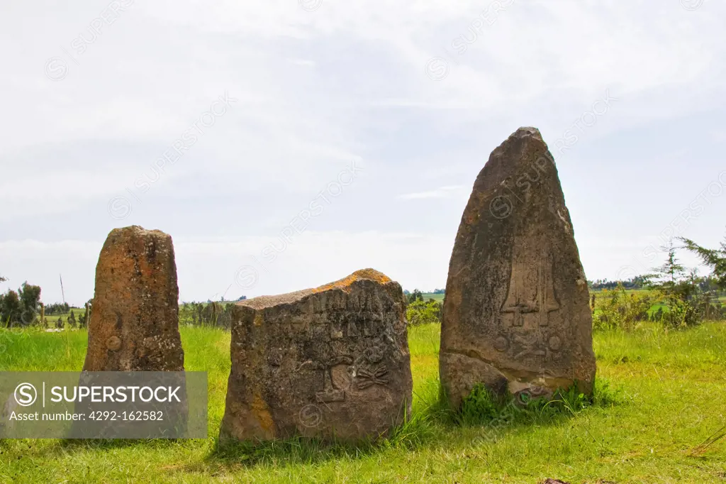 Menhir, Archaeological site, Tiya, Ethiopia