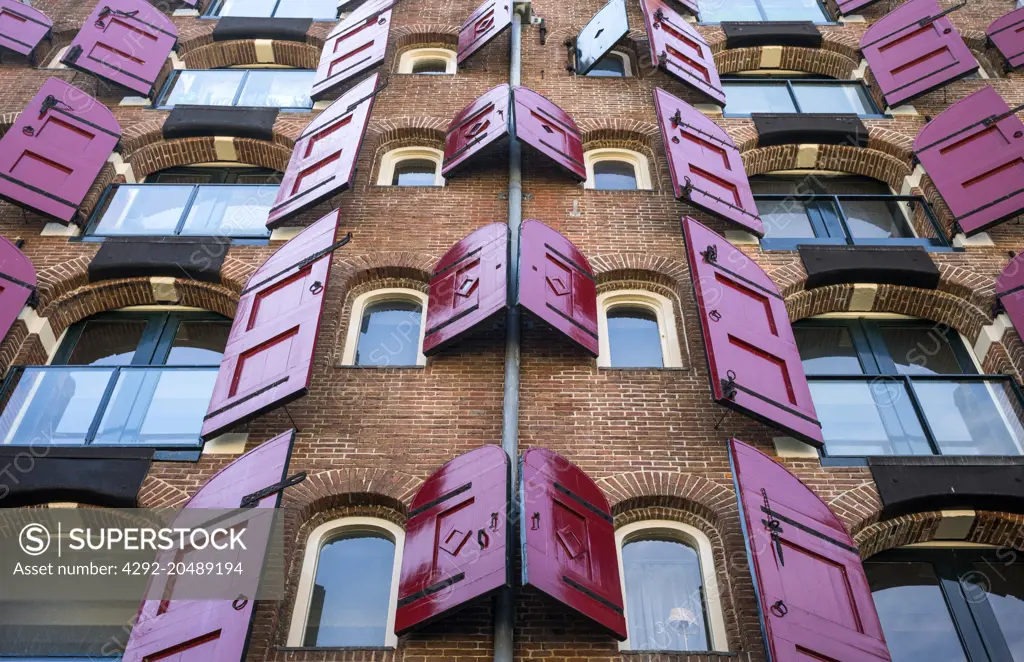 amsterdam, red light district, an ol port warehouse converted into a house