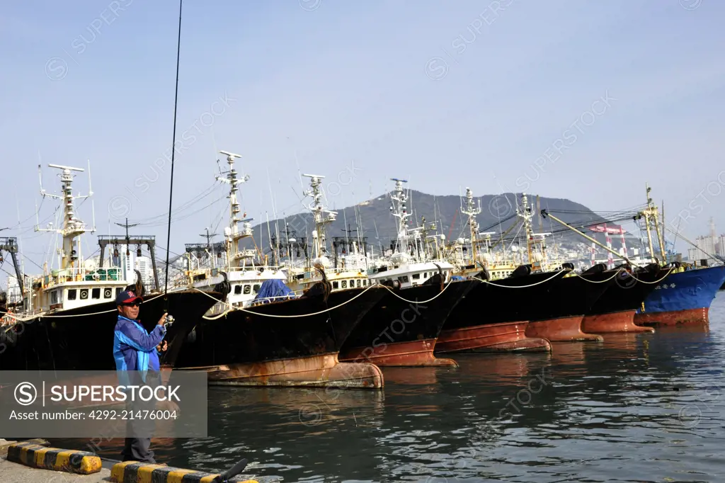 South Korea, Busan, harbour