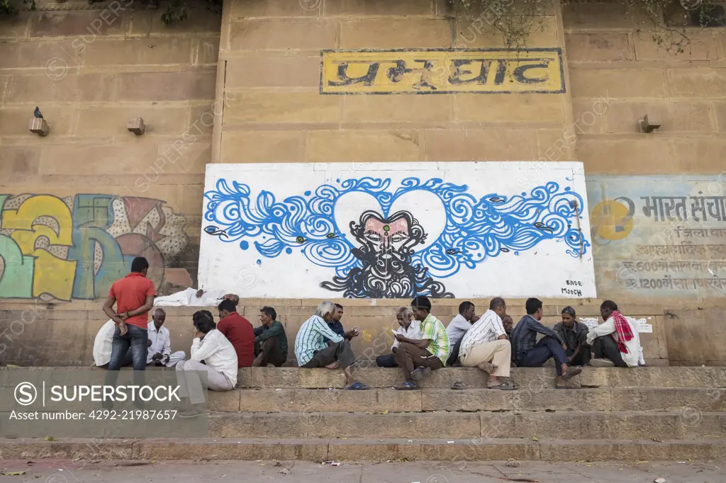 India, Varanasi, daily life