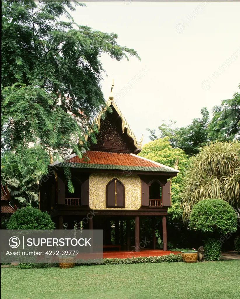 The Lacquer Pavilion in Suan Pakkad Palace, Bangkok,Thailand.