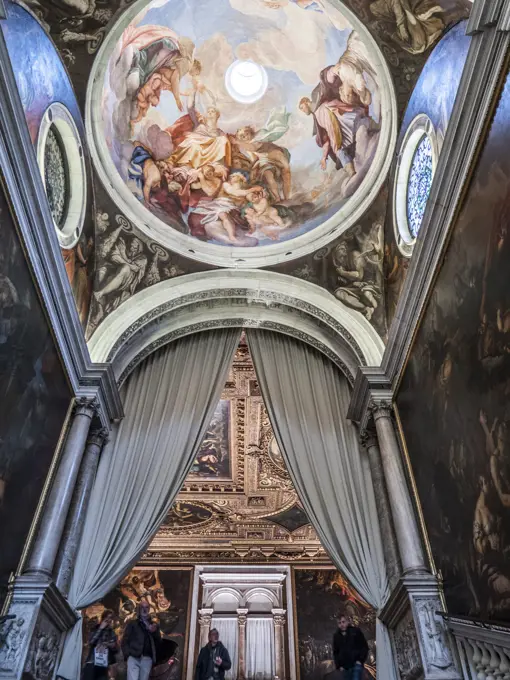 Italy, Veneto, Venice, Scuola Grande di San Rocco, the works of Tintoretto in the school of the sacred Rochus