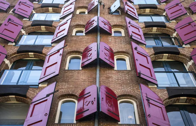 amsterdam, red light district, an ol port warehouse converted into a house