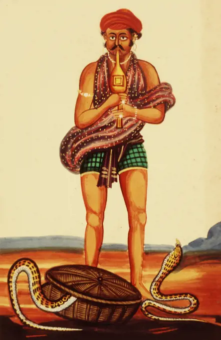 Indian snake charmer