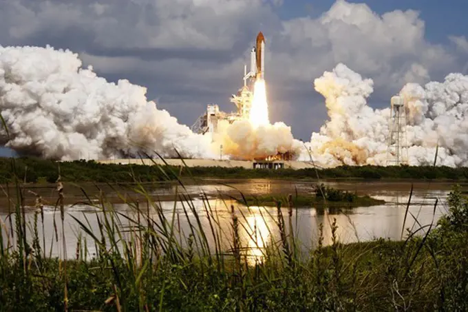 Liftoff of Space Shuttle Discovery