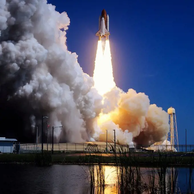 Liftoff of Space Shuttle Discovery