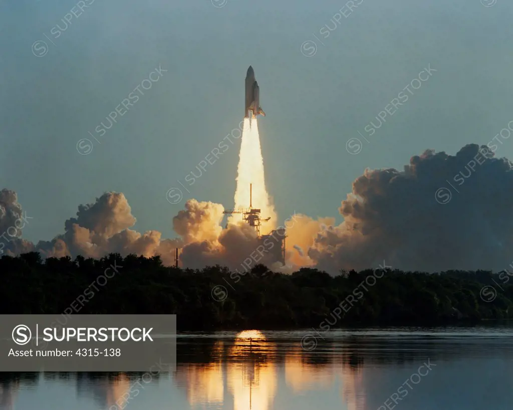 Space Shuttle Columbia (STS-1) Liftoff