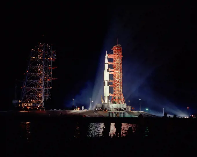 Apollo 17 in Floodlights