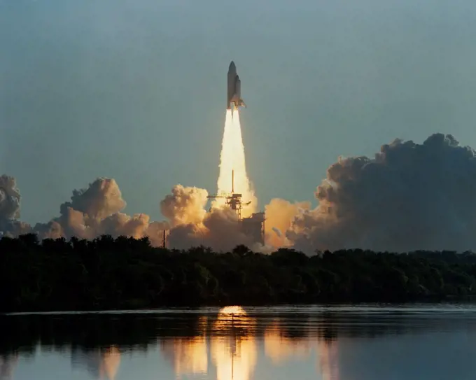 Space Shuttle Columbia (STS-1) Liftoff