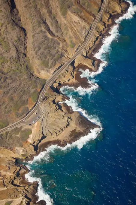 Coastal Highway 72, Near Makapuu Point, on the Hawaiian Island of Oahu